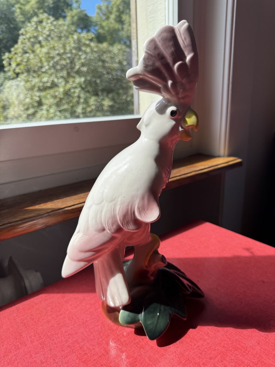 Figuren: Kakadu Vintage Figur Keramik Antik – Gebraucht aus Zürich von Lola_from_the_West