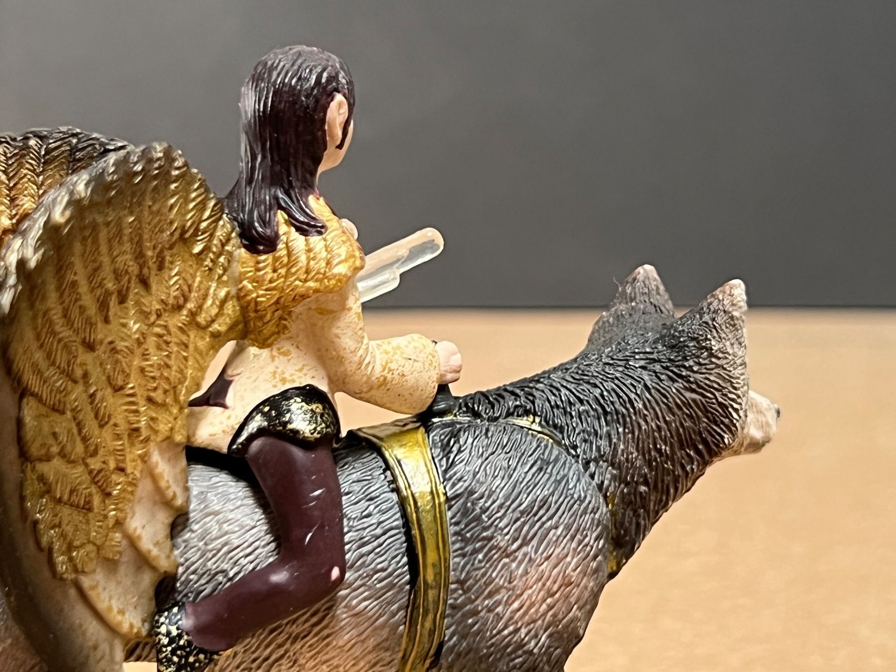 Schleich Statuette: Schleich Bayala Jaro auf Wolf – Usato da Ennetbaden venduto da mapa05 5