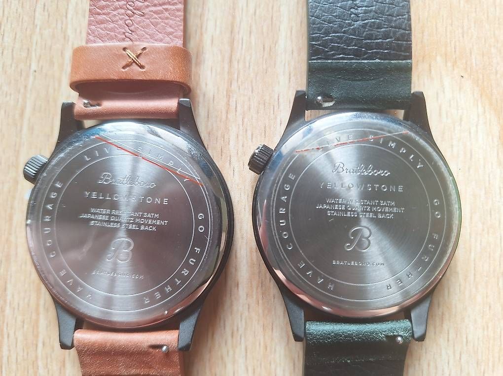 Uhren: 2 Bratleboro Yellowstone Leather watches  – Gebraucht aus Zug von bli_kz2v 2