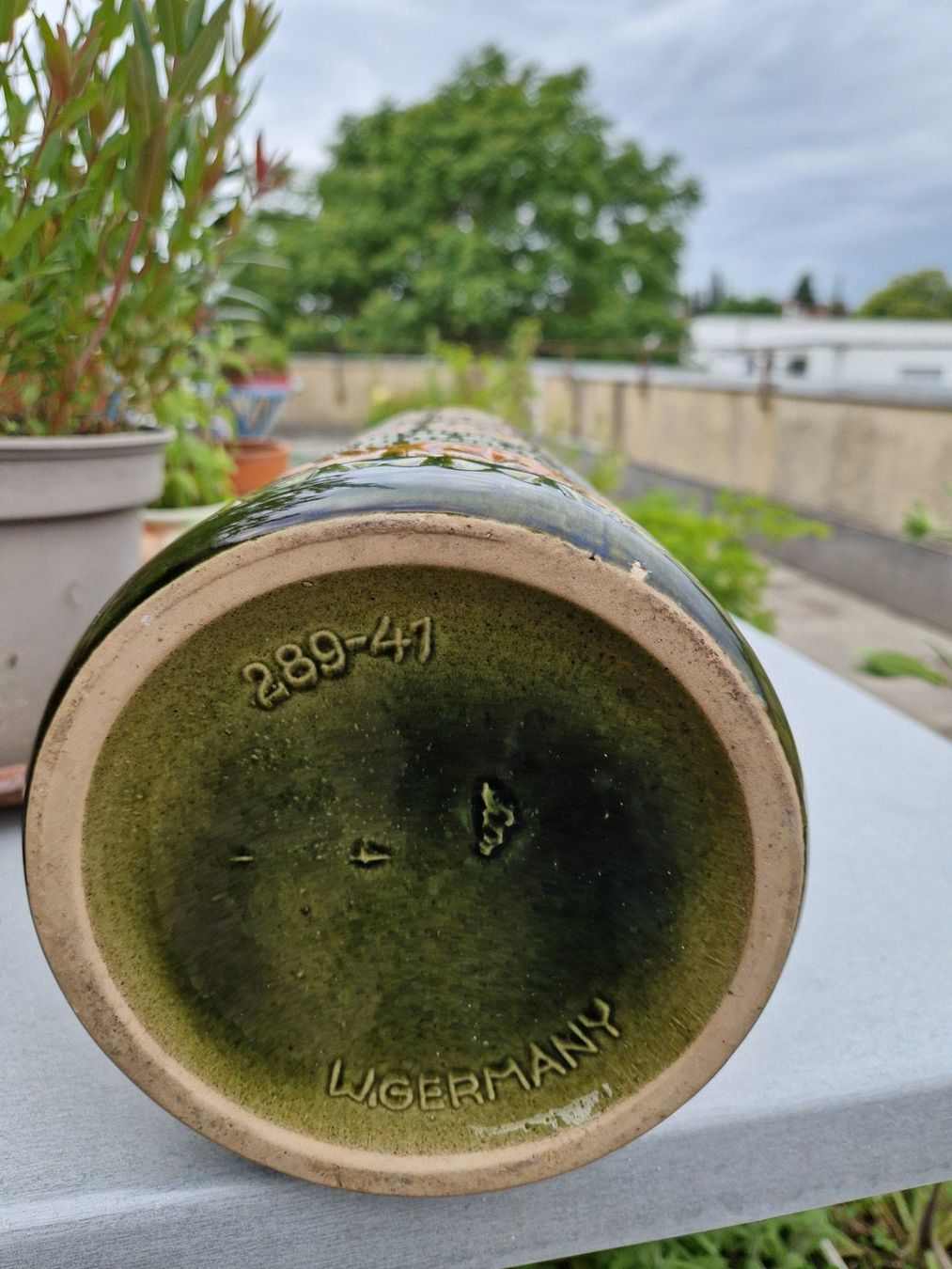 Vasi & Recipienti: schöne braun/grüne Bodenvase – Usato da Münchenbuchsee venduto da Aare22 2
