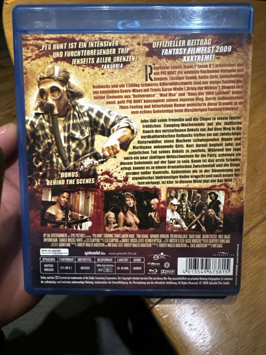 Tutti i DVDs: Pig Hunt uncut blu ray – Usato da Benken ZH venduto da Audi-erich 1