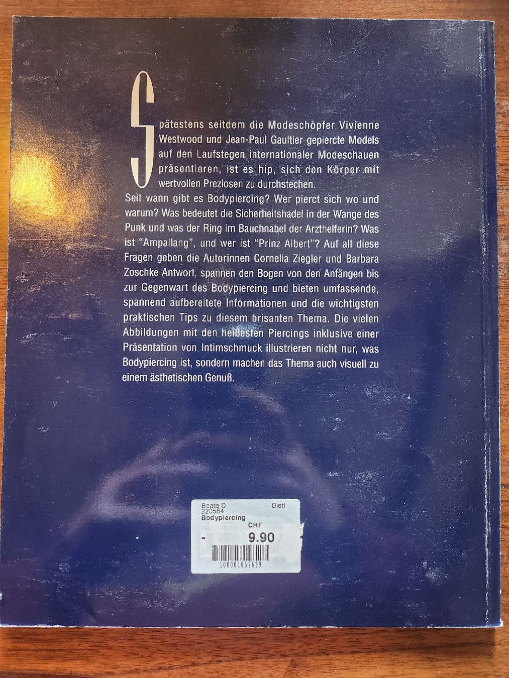 Bücher: Bodypiercing, 1997 – Gebraucht aus Dübendorf von elisa.d 1