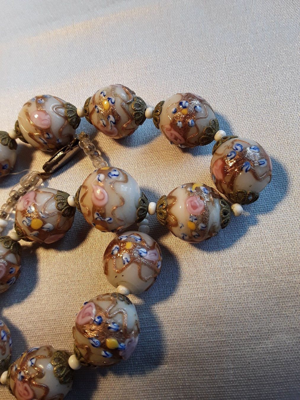 Murano Ketten: Antike Murano Handbemalte Glas Halskette Collier ca 1920 – Gebraucht aus Zürich von gutsan 5