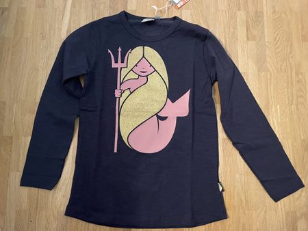 Danefae organic Langarmshirt dunkelblau Groesse 6 neu
