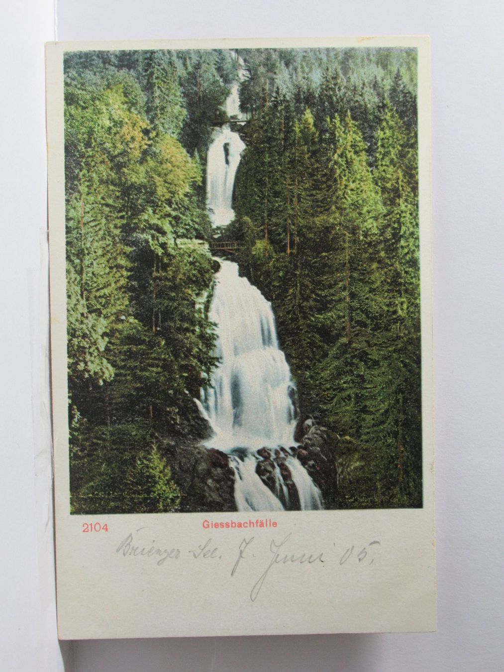 Ansichtskarten: Giessbachfälle – Neu (gemäss Beschreibung) aus Grenchen von Bluemchen1900