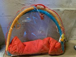 Spielbogen mit Spieldecke gebrauchter Zustand faltbar