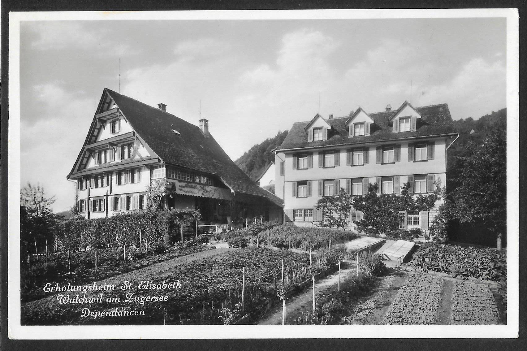 Cartoline postali: Walchwil Erholungsheim St. Elisabeth – Usato da Olten venduto da clotaldi