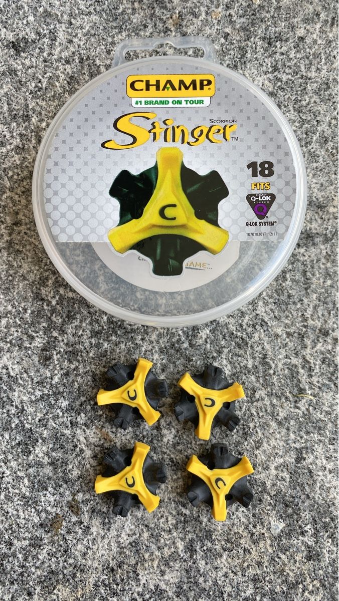 Sattel & Sattelzubehör: Champ Stinger Scorpion Golf Spikes - 4 Stück – Gebraucht aus Burgdorf von gre_2ftz