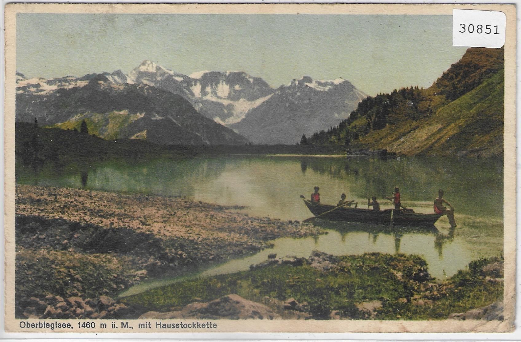 Cartoline postali: Oberblegisee mit Hausstockkette - Litho – Usato da Ettingen venduto da Kartenplanet