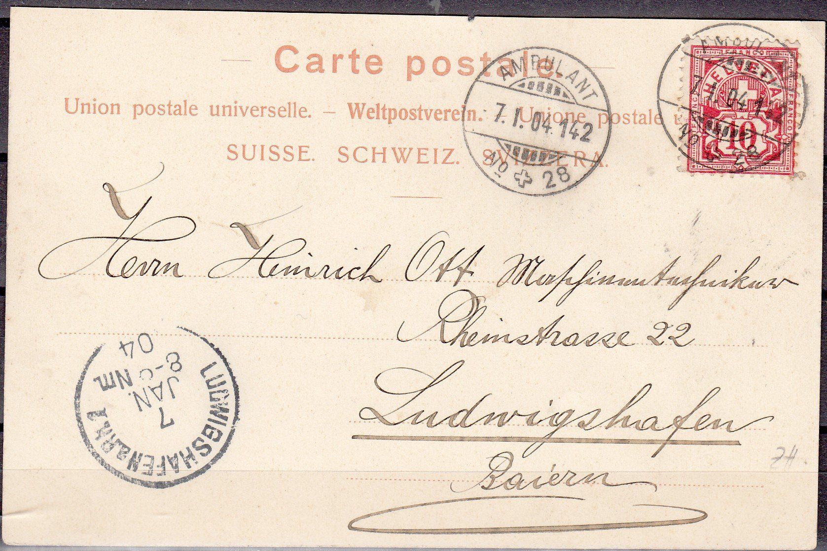 Cartoline postali: Ak.Gruss V.Felsen Kollbrunn ZH – Usato da Herrliberg venduto da Lfrifda 1