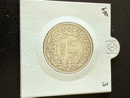 Suisse - 2 francs - 1909 - Silver Coin