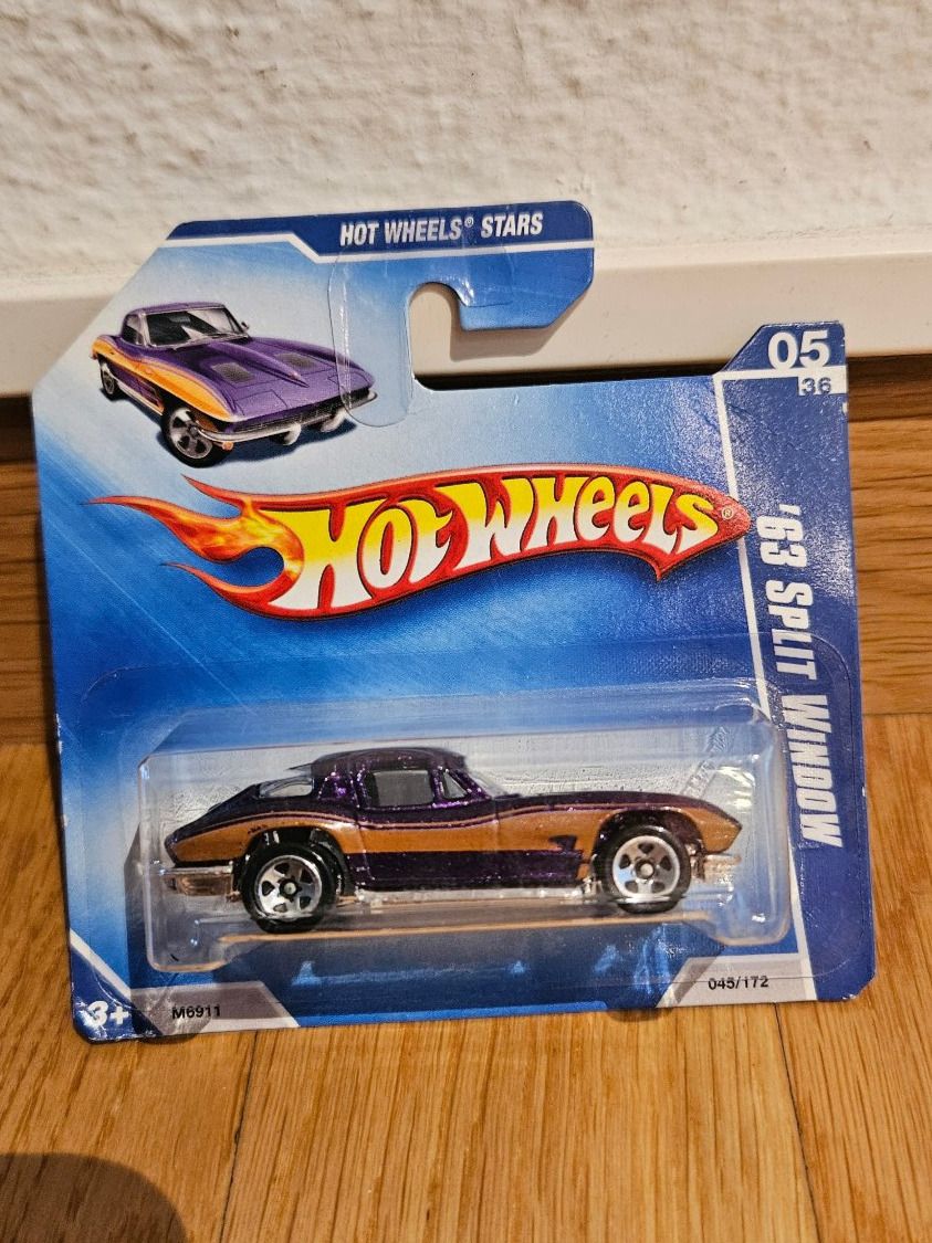 Hot Wheels Spielzeuge: Hot Wheels ´63 Corvette / Split Window – Neu und originalverpackt aus Rümlang von