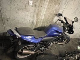 Motorrad Yamaha TDR blau defekt zu verkaufen für Ersatzteile