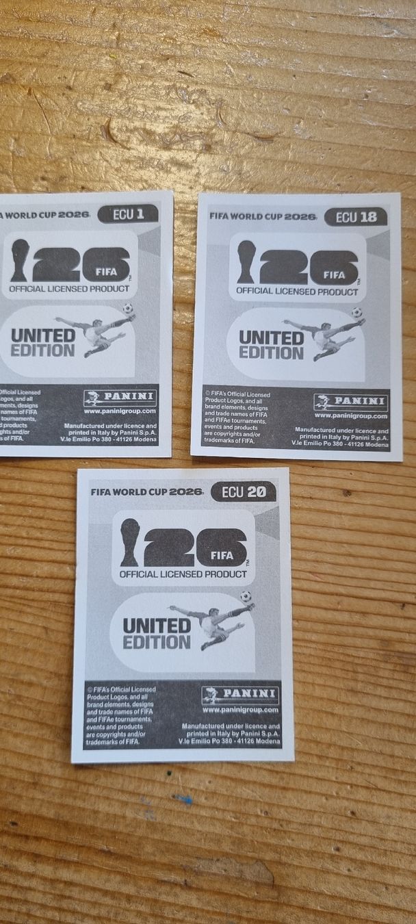 Panini Cartes à collectionner: Panini ECU – Neuf (Voir description) à Tenniken par Bi
