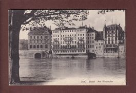BASEL - Am Rheinufer - Hotel des Trois Rois