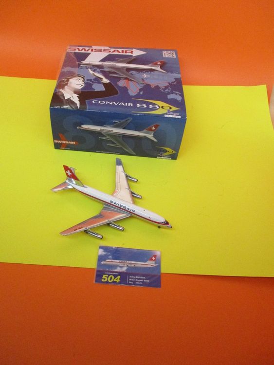 CONVAIR 880 1200 SWISSAIR OVP Limited Edition Kaufen auf Ricardo