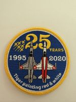 Tiger red and white painting patch 
