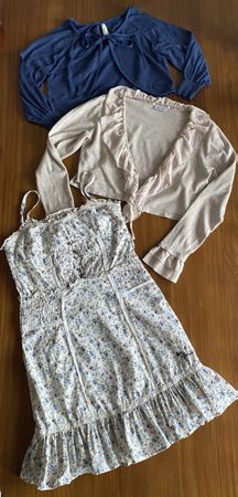 Sommer Set: Kleidchen Gr. M mit 2 Jäckli / Pepe Jeans