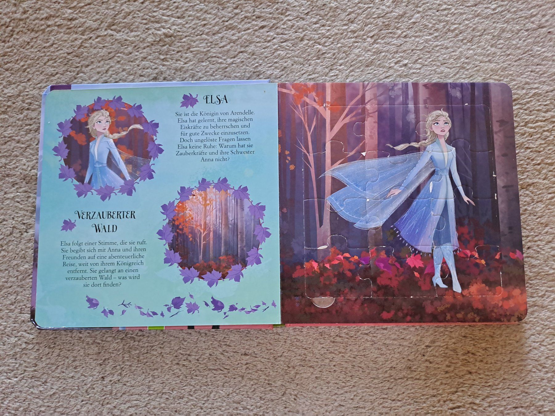 Disney Puzzle: Das Puzzlebuch "Die Eiskönigin" – Usato da Untersiggenthal venduto da Zehni8 1
