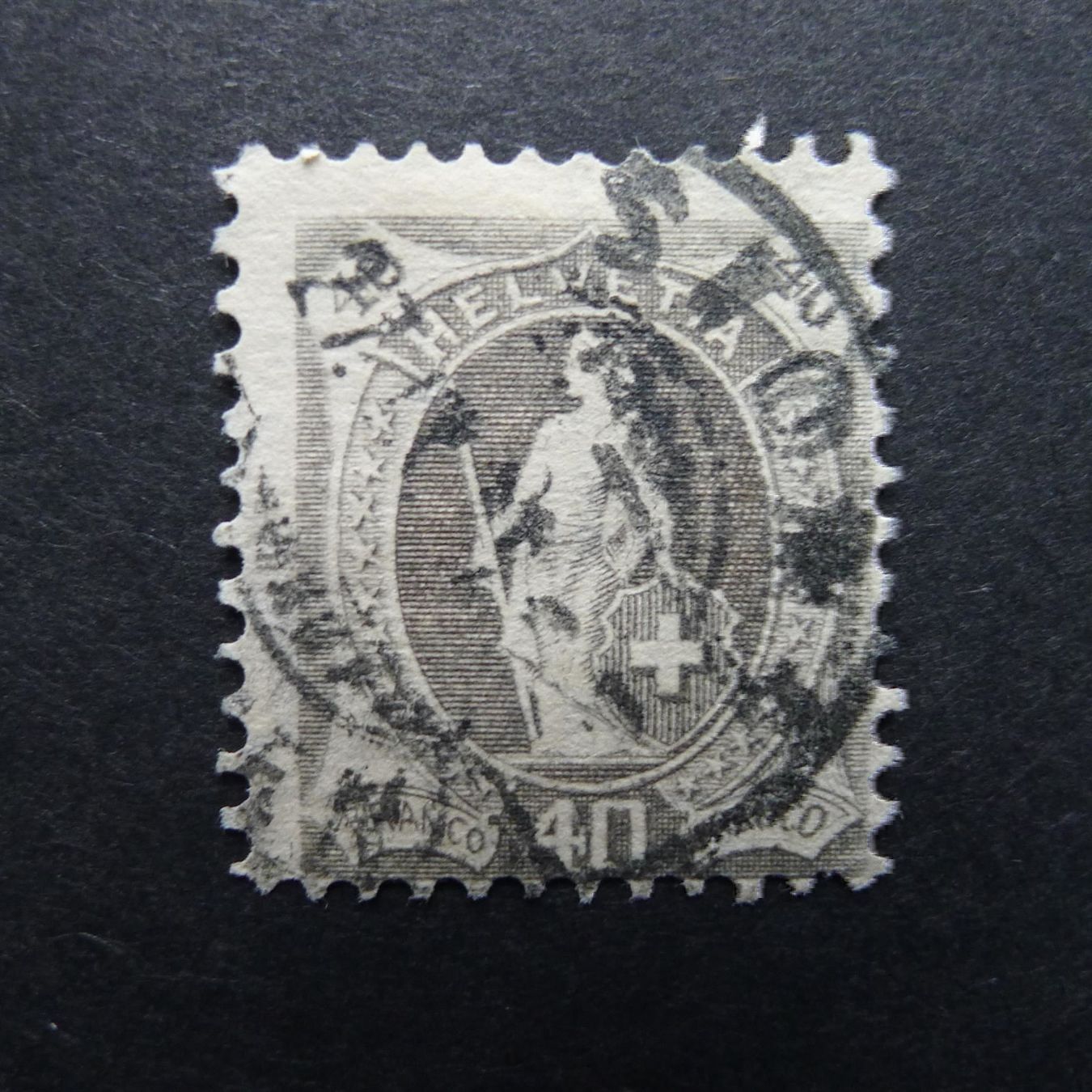 Tutti i francobolli: 1908 Nr. 89A gestempelt von SION – Usato da Dagmersellen venduto da wyss1982