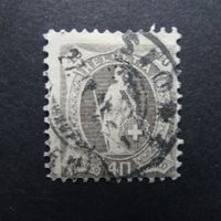 1908 Nr. 89A gestempelt von SION