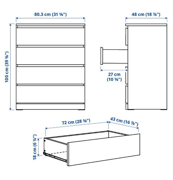 Commodes: IKEA Malm Kommode – D'occasion à St. Gallen par sunleister 2