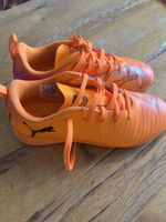 Puma Hallenfussballschuhe orange Grösse 40.5 gebraucht