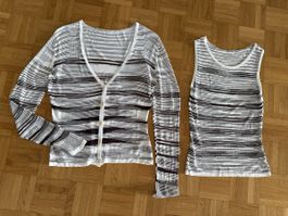 Missoni 2 Piece Tank + Cardigan 44It/34