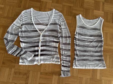 Missoni 2 Piece Tank + Cardigan 44It/34