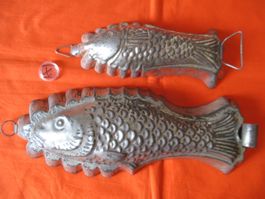 antike Backformen Fisch