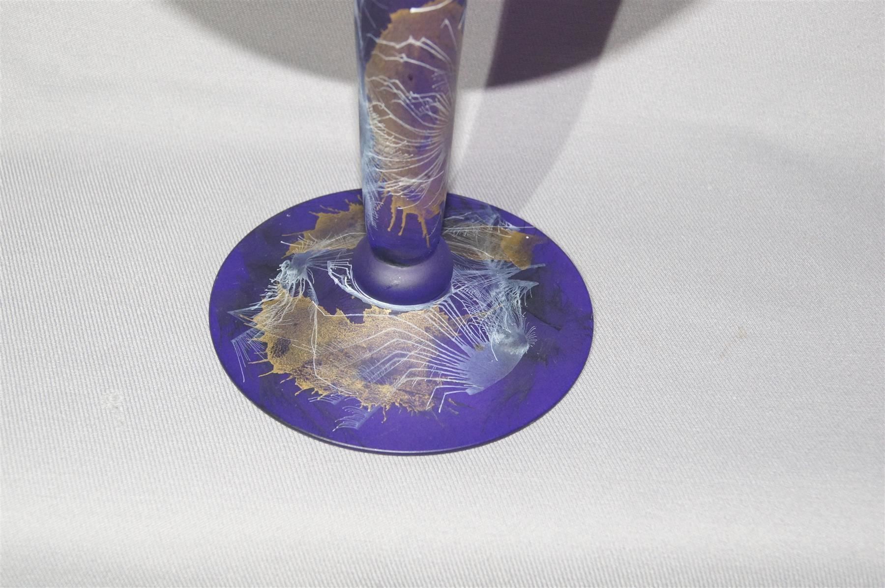 Vase & Récipients: Grosser Prunkpokal blau-violett irisierend – D'occasion à Geroldswil par ARTEFACTO 3