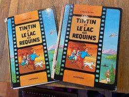 Hergé: Tintin et le lac aux Requins EO 1973, 2 exemplaires