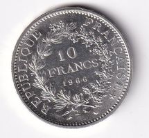 Frankreich 10 ffr Hercule 1966 ss-vorz