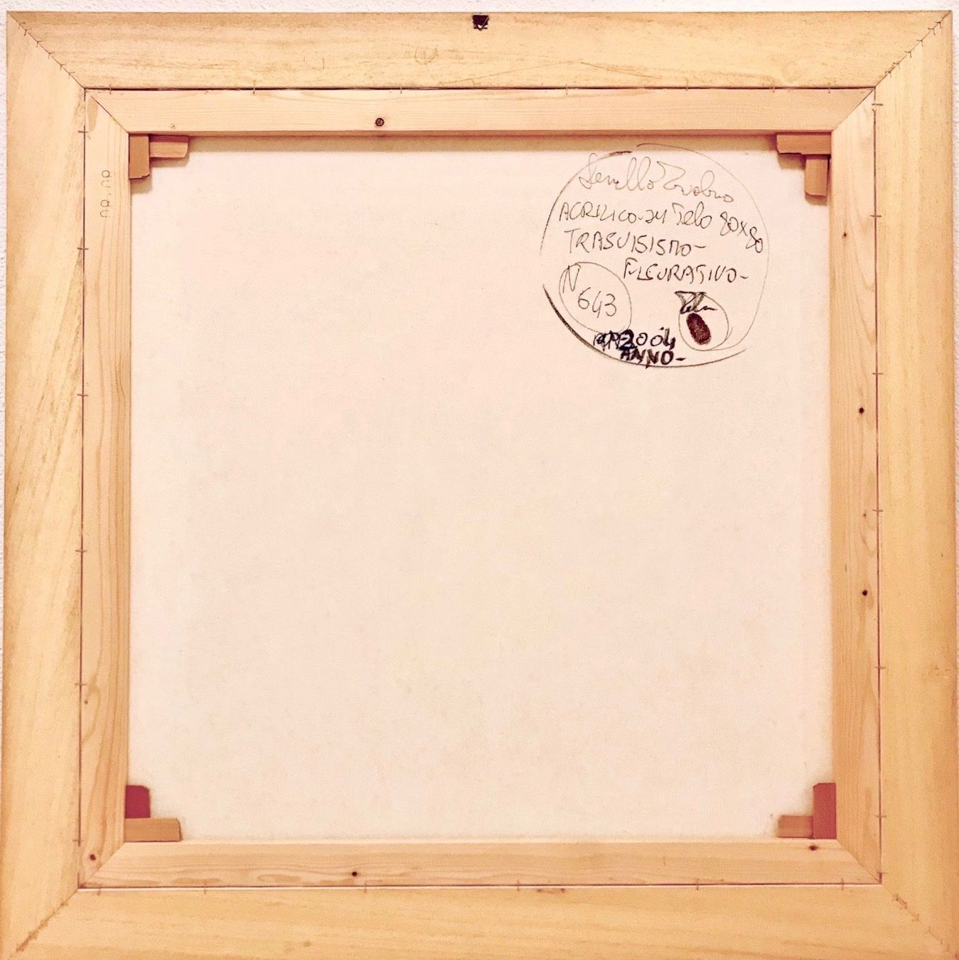 Dipinti: Trabuio - Grosses Gemälde 80x80 cm – Usato da Luzern venduto da isa_27cg 1