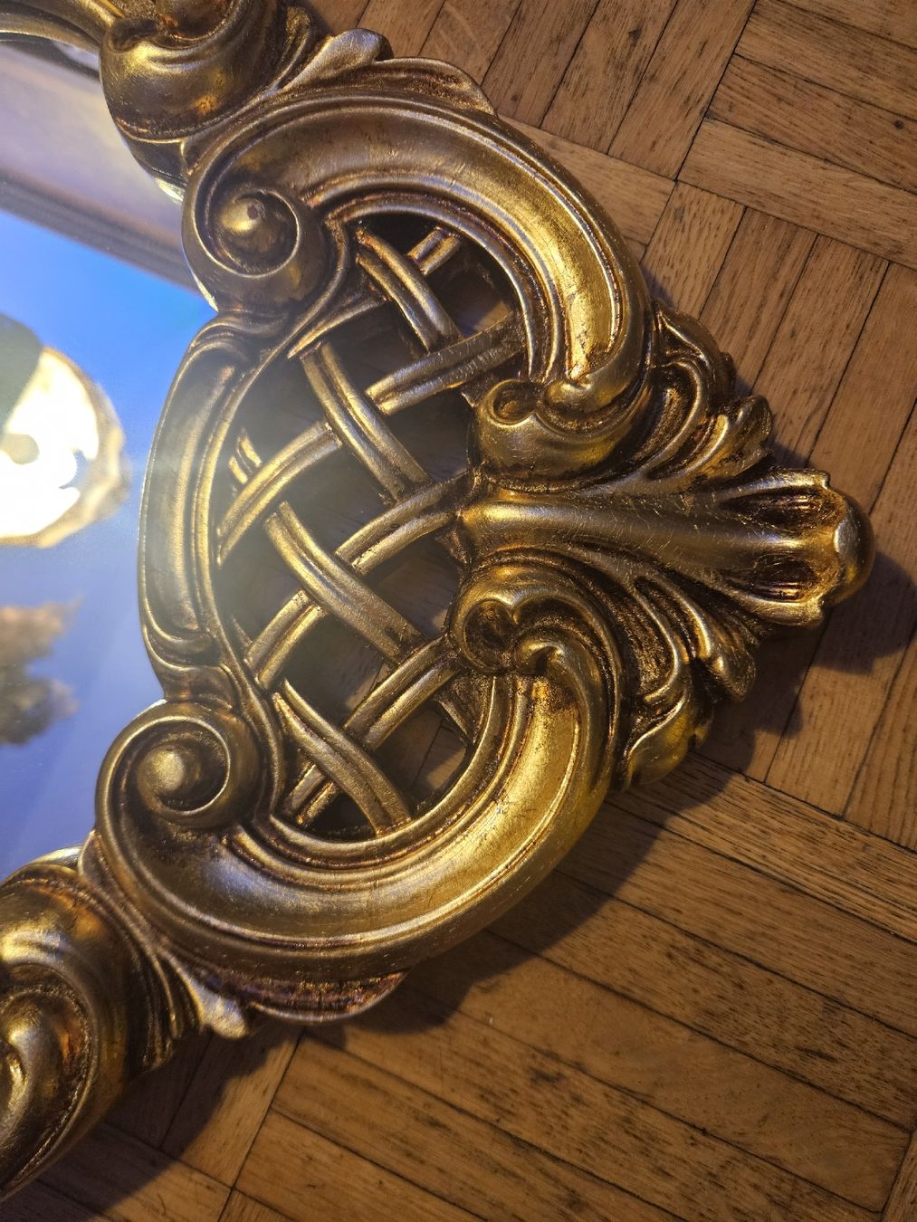 Miroirs: Vintage Golden Spiegel – D'occasion à Rickenbach b. Wil par pookie 3