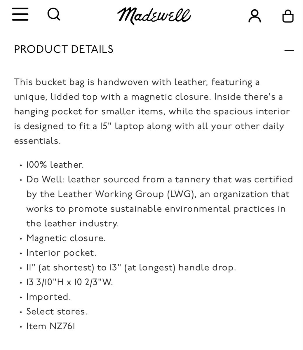 Sacs femmes: Madewell Tasche – D'occasion à Herisau par LauraHope 7