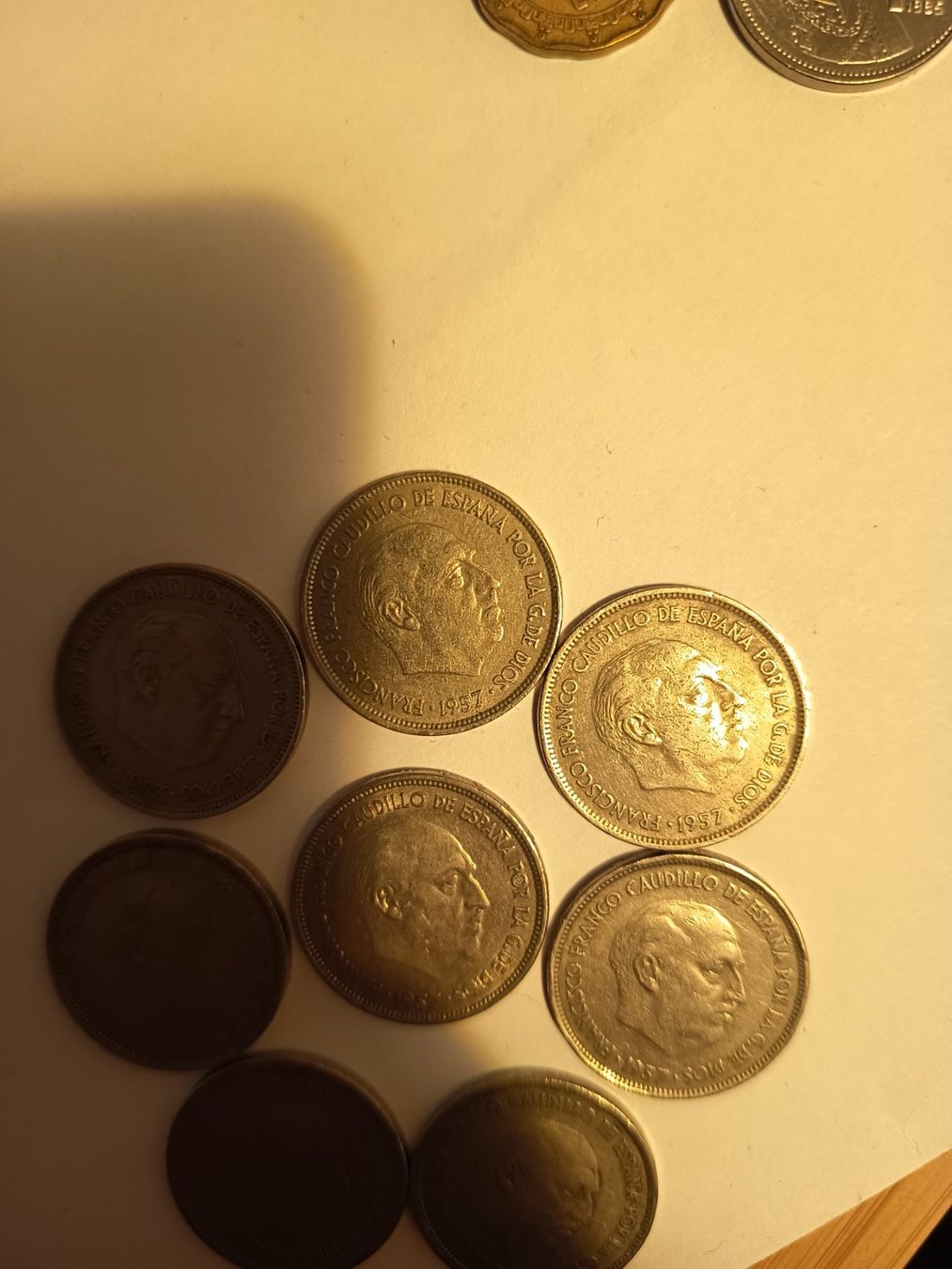Tutti le monete: 25 pesetas 1957 spanien   grip Nr54 – Usato da Wattwil venduto da LuckyLegoandCoins 1