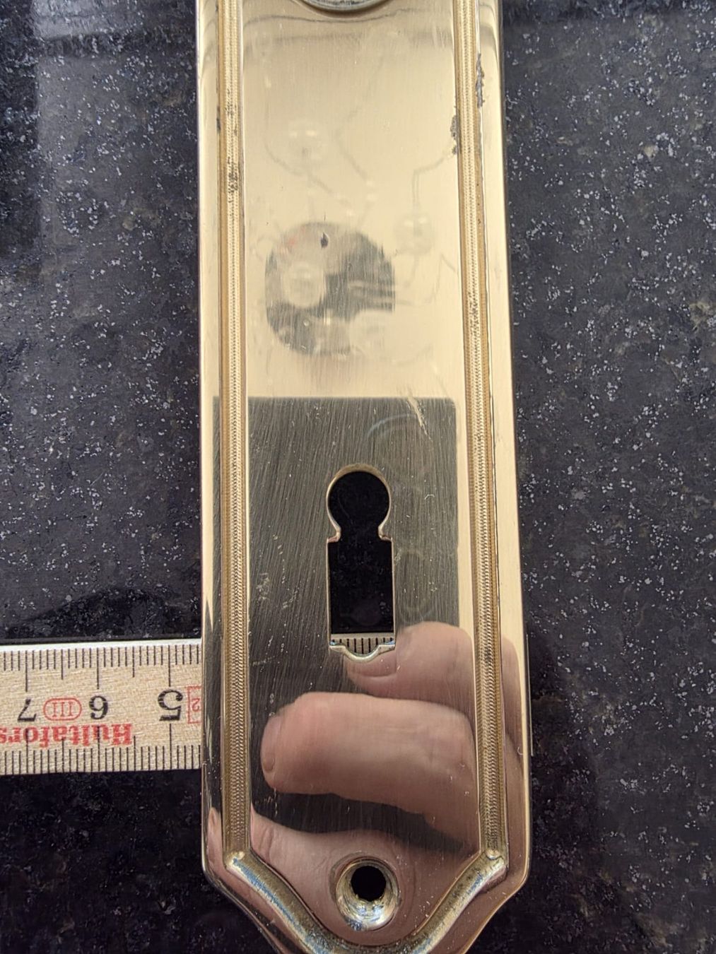 Ferramenta: 8x Türdrücker & Schild / Türgarnitur – Usato da Neuenhof venduto da Lilaloki 2