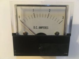 Drehspulinstrument 0-3A DC
