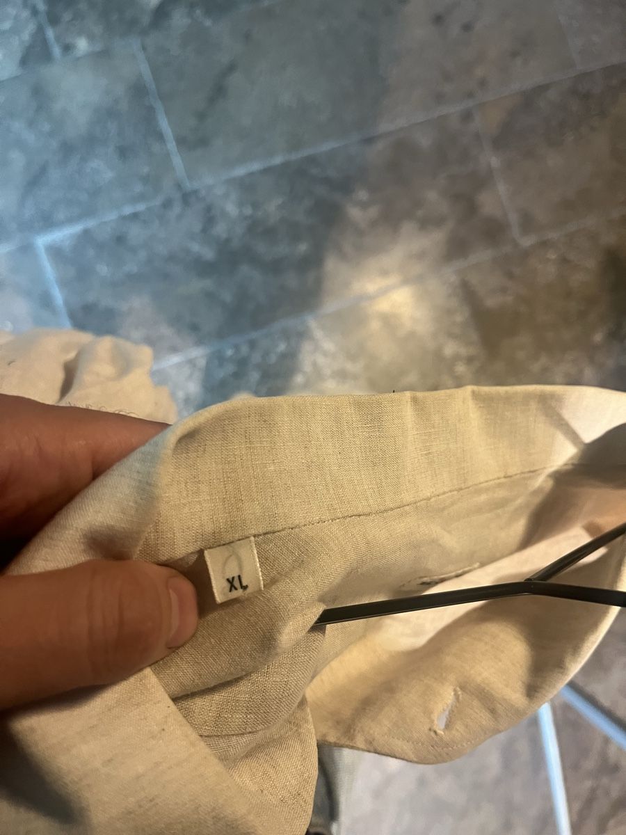 Kiton Camicie: Kiton Hemd Shirt 41 XL Leinen – Usato da Gockhausen venduto da Turmfalken 3