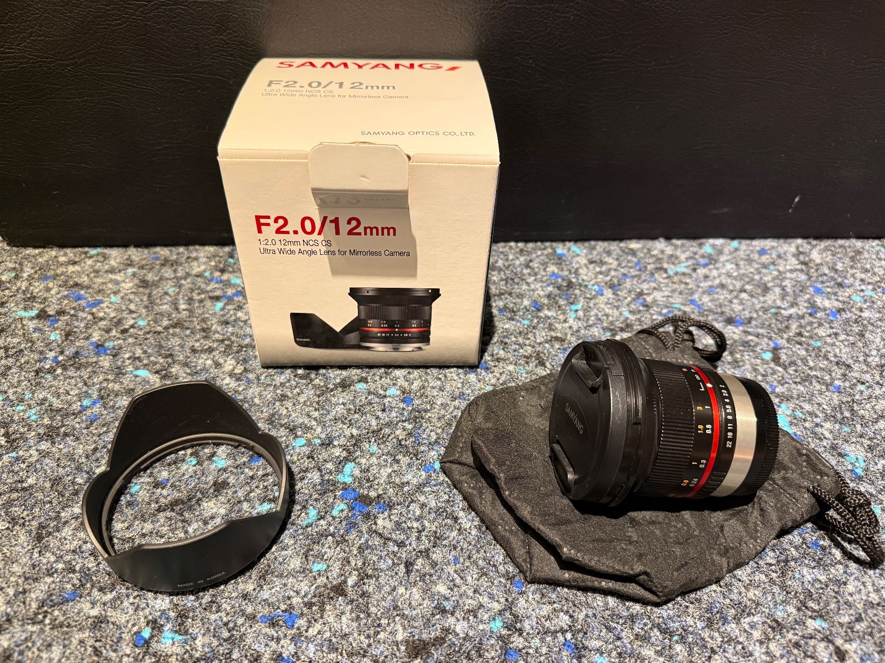 Samyang Objektive: Samyang F2.0 12mm NCS CS Objektiv – Gebraucht aus Halden von Remosa