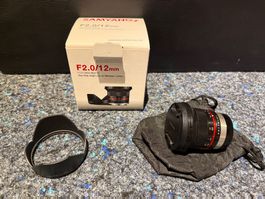 Samyang F2.0 12mm NCS CS Objektiv