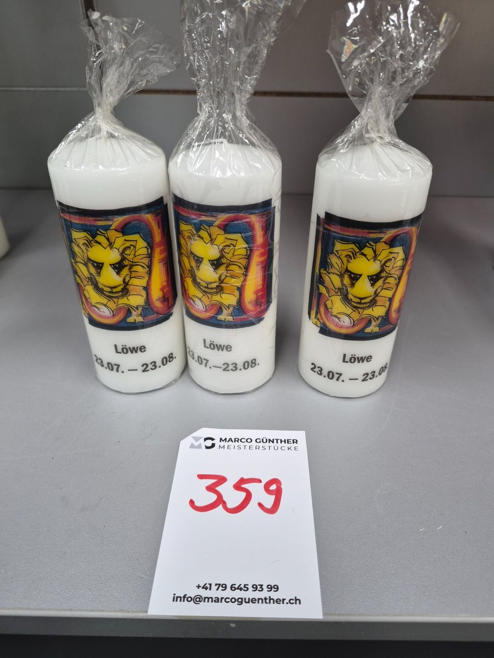 Candele: 359 Posten Sternzeichen-Kerzen aus Liquidation – Nuovo (secondo la descrizione) da Derendingen venduto da Meisterstuecke