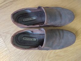Ecco Damen Slipper braun Leder Gr. 39