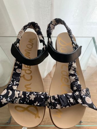 Sam Edelman en Soie Seidenstoff Sandale Gr. 40.50 neuwertig
