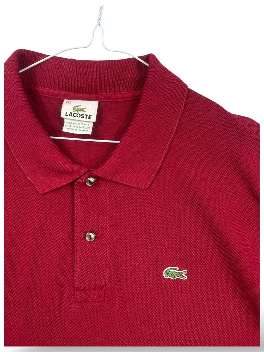 Lacoste Magliette Polo: Polo Lacoste Rouge - Taille XXL – Nuovo (secondo la descrizione) da Hauterive NE venduto da Leo_o 1