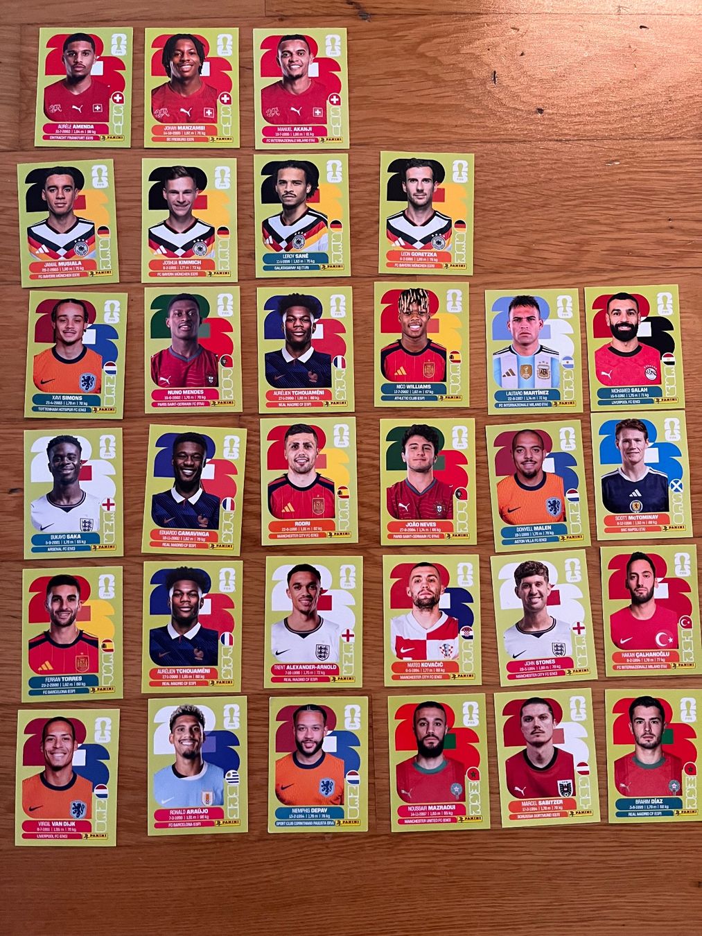 Panini Carte collezionabili: Panini WM 2026 - 31 Topspieler – Nuovo (secondo la descrizione) da Wagen venduto da Alfiuma