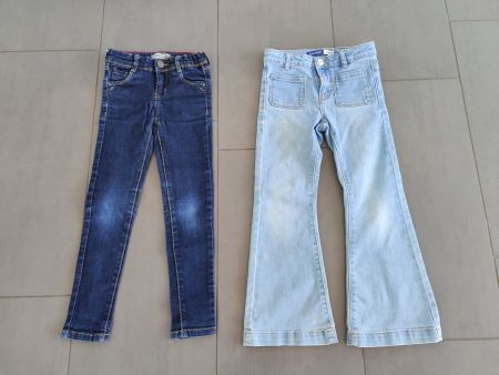 2 Okaïdi Mädchenjeans Skinny & Flared – Gr. 6 Ans/116 cm