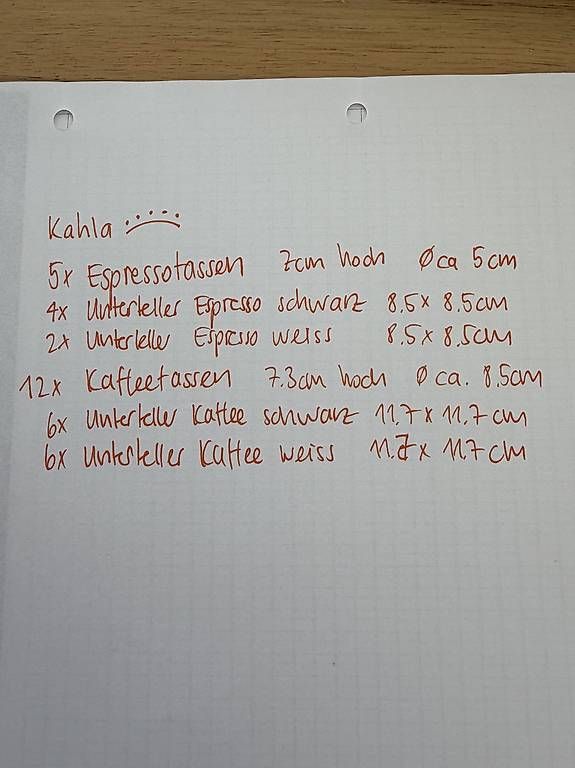 Set di piatti: Kaffee- und Espressoset – Usato da Seewen SZ venduto da Missholdi 2