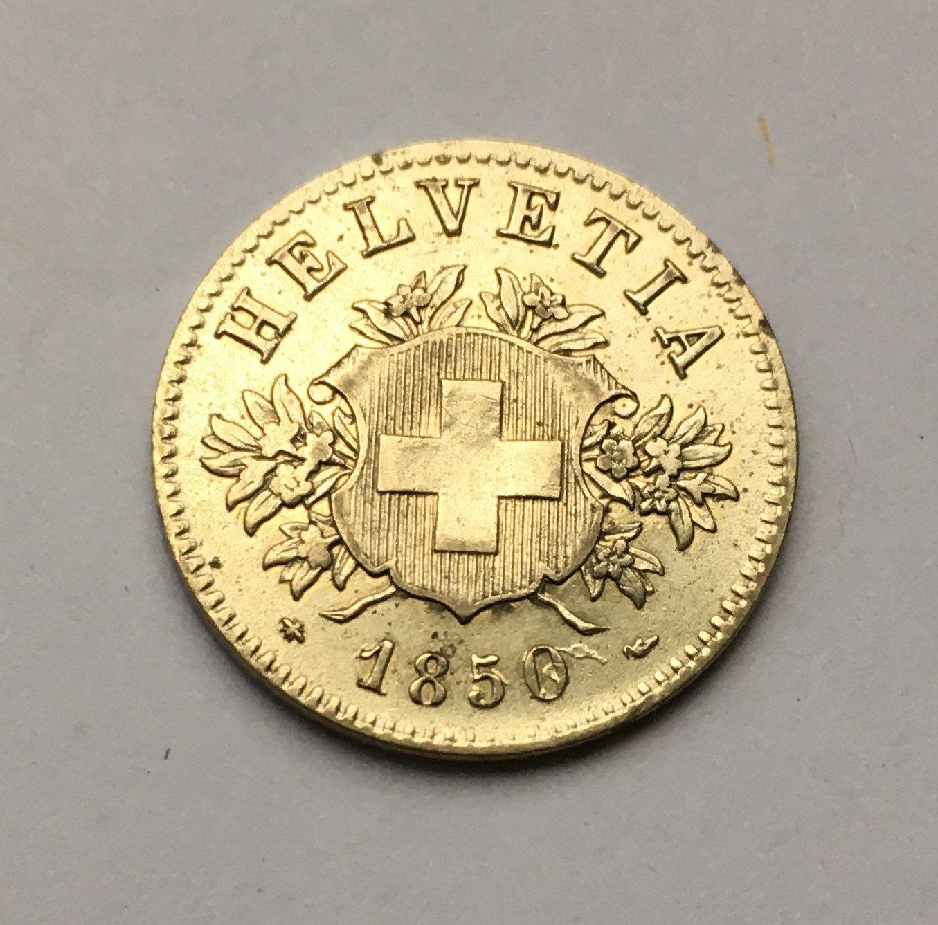 Tutti le monete: 1850 20 Rappen -unz – Usato da Kirchberg SG venduto da Zenhad69